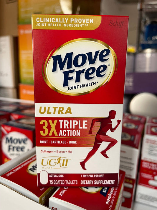 Schiff Move Free Ultra骨胶原胶原蛋白维骨力75粒 装