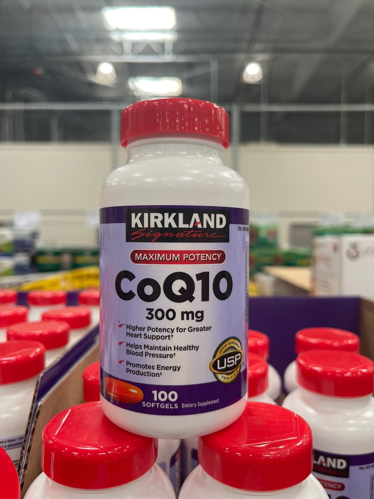 美国直邮Kirkland柯克兰CoQ10辅酶高浓度300mg