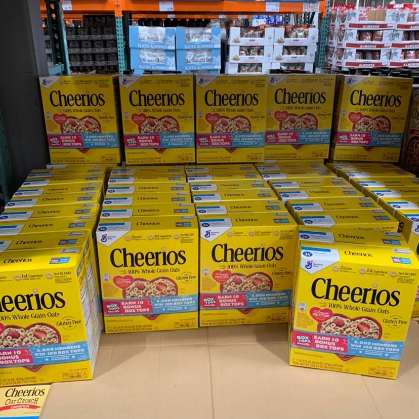 *新包装*【美国🇺🇸直邮】 Cheerios五谷物营养早餐粥全麦圈燕麦圈 即食 1100g 2盒装