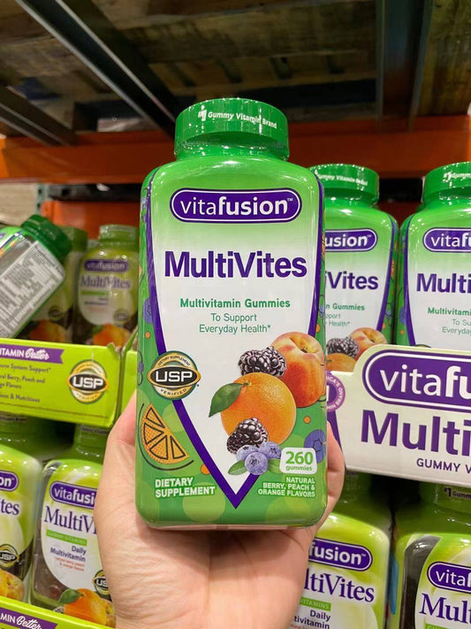 【美国🇺🇸直邮】全新包装 美国VitaFusion MultiVites成人复合综合维生素软糖260粒大瓶装