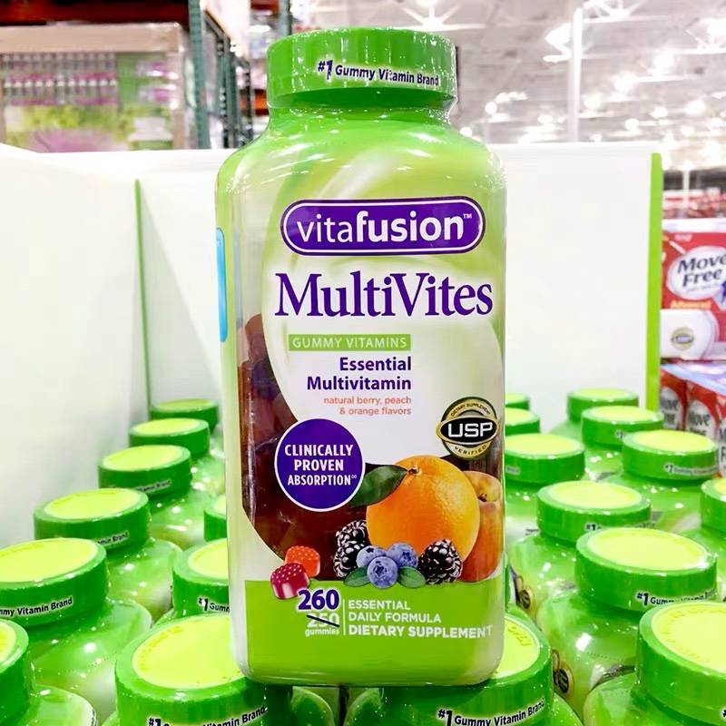 【美国🇺🇸直邮】全新包装 美国VitaFusion MultiVites成人复合综合维生素软糖260粒大瓶装